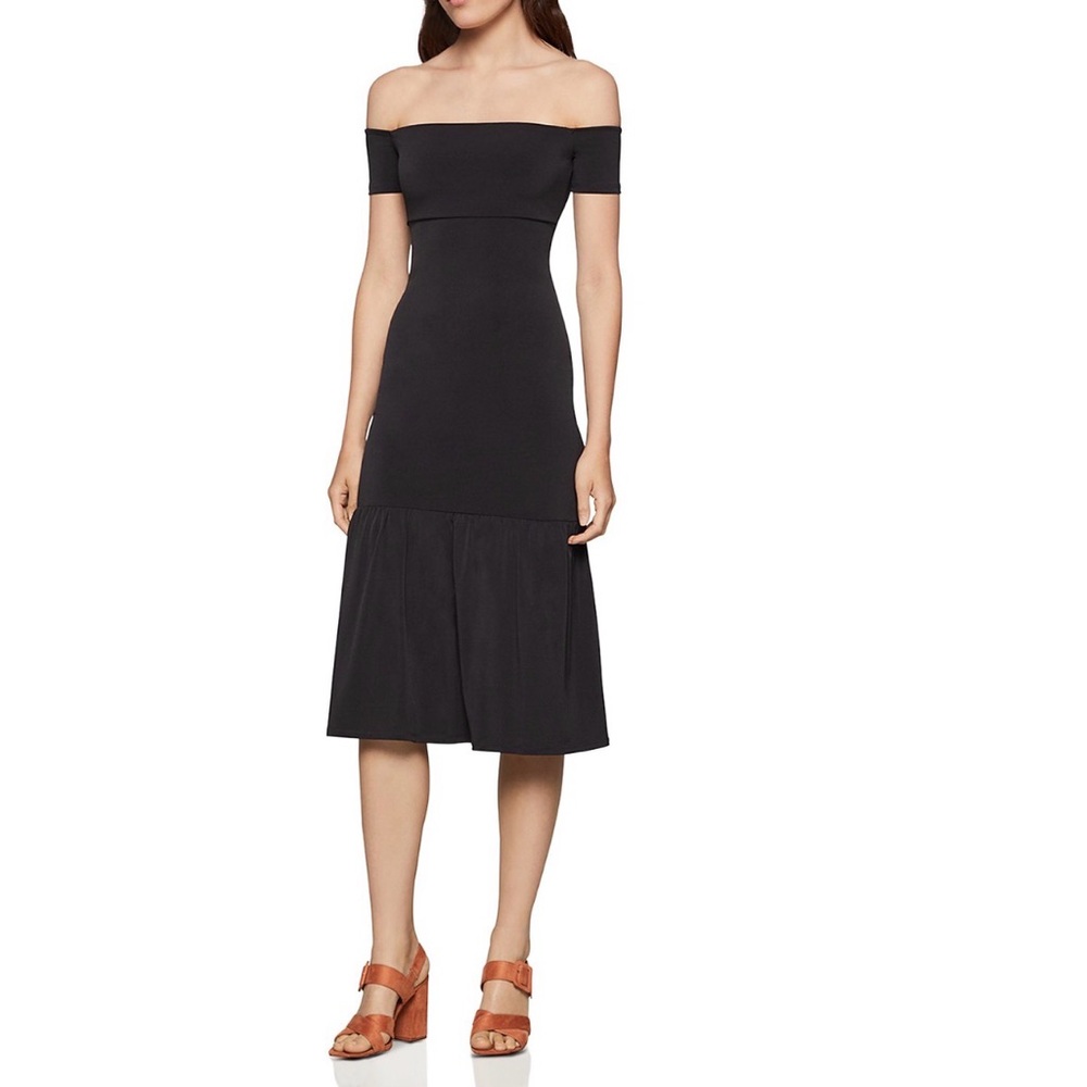 BCBGENERATION off-the-Shoulder Trumpet dress Black Size S